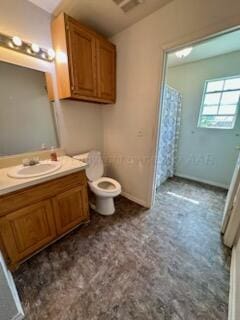 1512 N Tyler St, Amarillo, TX 79107 - bathroom featuring vanity and a shower with curtain