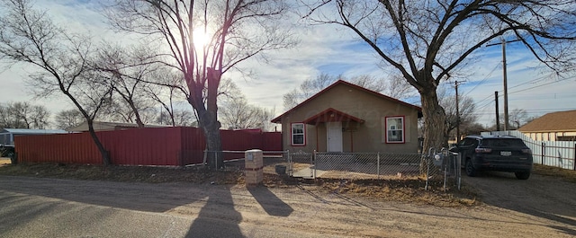 view of front of home