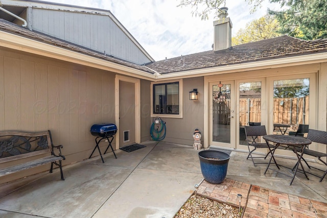 3000 Fleetwood Dr, Amarillo, TX 79109 - view of patio featuring french doors and grilling area