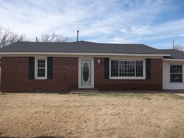 view of ranch-style home