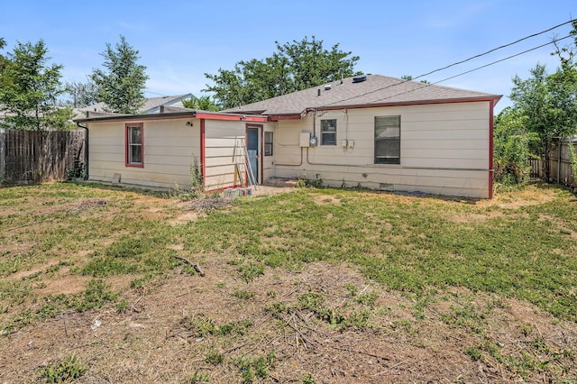4004 S Van Buren St, Amarillo, TX 79110 - back of property featuring a fenced backyard