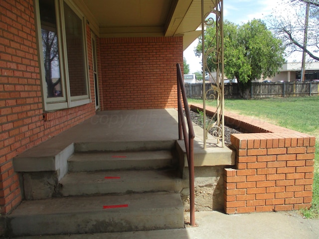 view of stairway