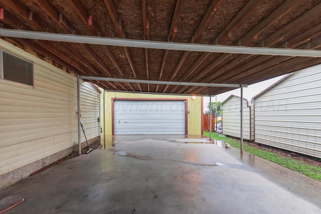 507 Aaron Rd, Fritch, TX 79036 - garage with a carport