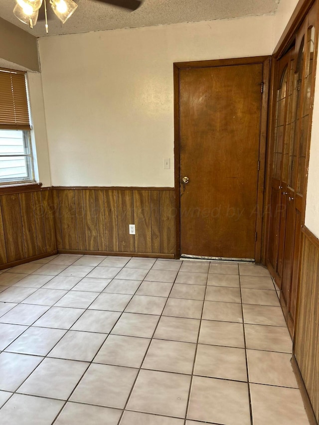 2914 Detroit St, Amarillo, TX 79103 - empty room featuring wainscoting and wooden walls