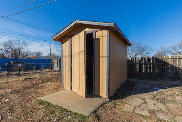 view of outdoor structure