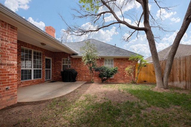 4502 Chesapeake Pl, Amarillo, TX 79119 - view of yard with a patio
