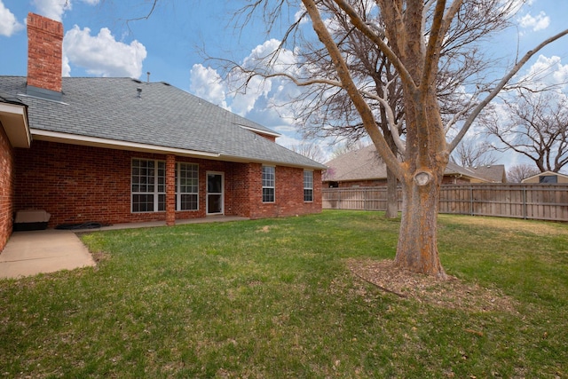 4502 Chesapeake Pl, Amarillo, TX 79119 - view of yard with a patio