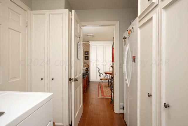 3 Nottingham Rd, Amarillo, TX 79124 - hallway with dark wood-type flooring