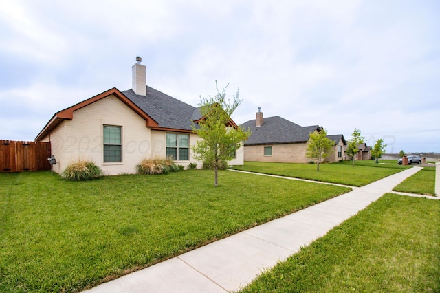 8303 City View Dr, Amarillo, TX 79118 - view of front of home featuring a chimney