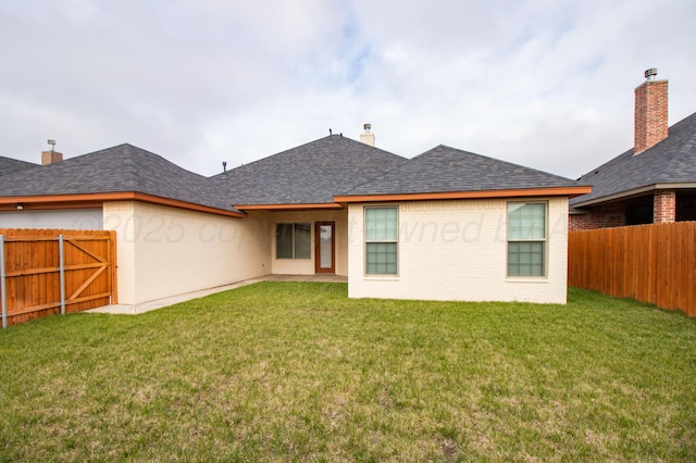 8303 City View Dr, Amarillo, TX 79118 - rear view of house featuring brick siding and a shingled roof