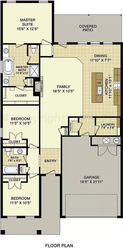 1839 Montaluse Rd, Amarillo, TX 79118 - view of home floor plan