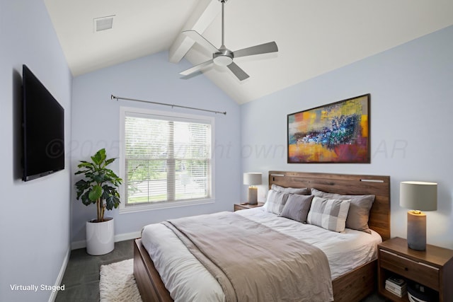 6201 Bay Rdg, Amarillo, TX 79119 - bedroom with baseboards and ceiling fan