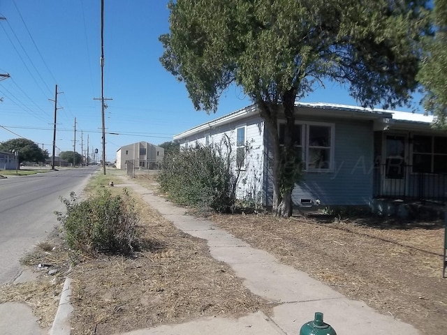 view of side of home