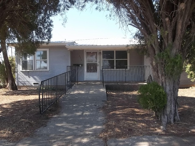 view of ranch-style house