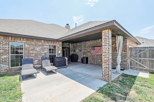 6702 Tatum Cir, Amarillo, TX 79119 - view of patio / terrace
