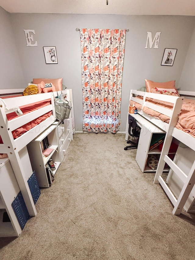 bedroom featuring carpet floors