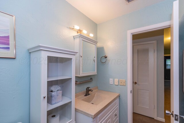 3604 SE 30th Ave, Amarillo, TX 79103 - bathroom with vanity and tile patterned flooring