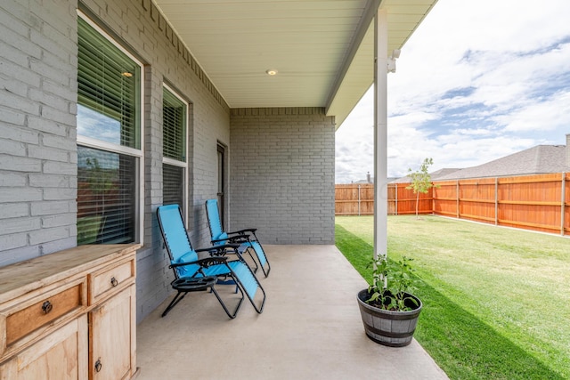 1800 Morningside Ave, Amarillo, TX 79118 - fenced backyard featuring a patio area