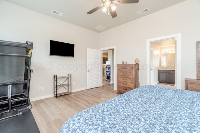 1800 Morningside Ave, Amarillo, TX 79118 - bedroom featuring wood finished floors and ceiling fan