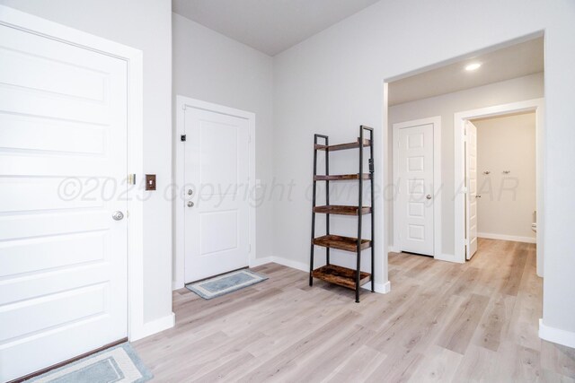 1800 Morningside Ave, Amarillo, TX 79118 - entryway featuring light wood finished floors and baseboards