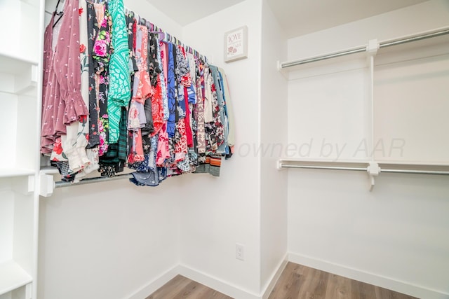 1800 Morningside Ave, Amarillo, TX 79118 - walk in closet featuring wood finished floors