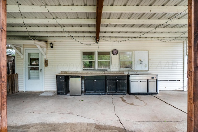 3704 Fountain Ter, Amarillo, TX 79106 - view of patio with exterior kitchen