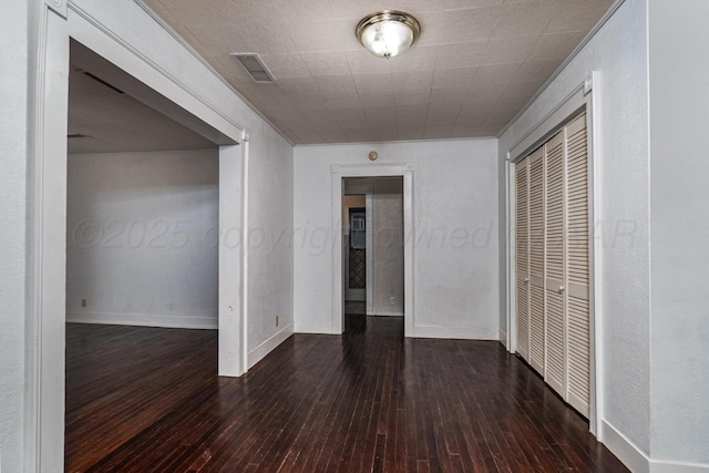 3704 Fountain Ter, Amarillo, TX 79106 - hall featuring wood-type flooring and baseboards
