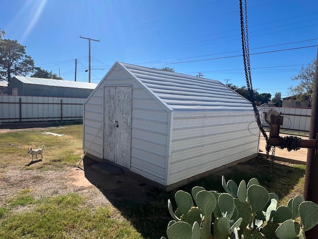 view of outdoor structure