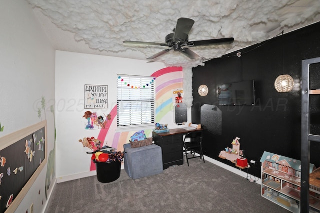 315 Walnut Ave, Panhandle, TX 79068 - bedroom with carpet and ceiling fan