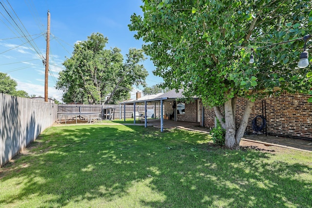 315 Walnut Ave, Panhandle, TX 79068 - view of fenced backyard