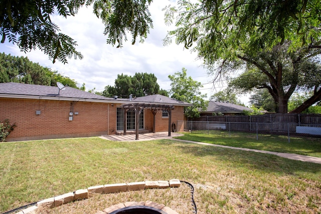 4417 Andrews Ave, Amarillo, TX 79106 - view of yard with a patio area