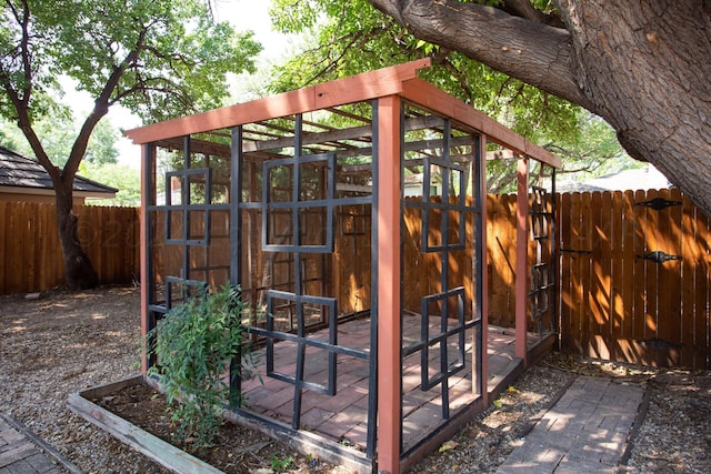 view of outbuilding