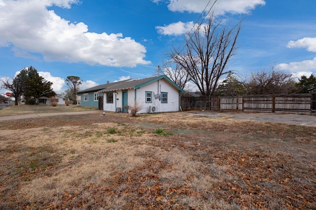 view of side of property