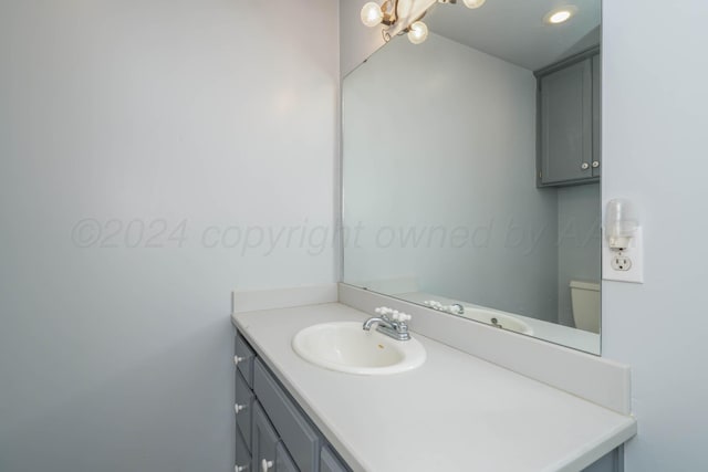 212 S Timbercreek Dr, Amarillo, TX 79118 - bathroom with vanity