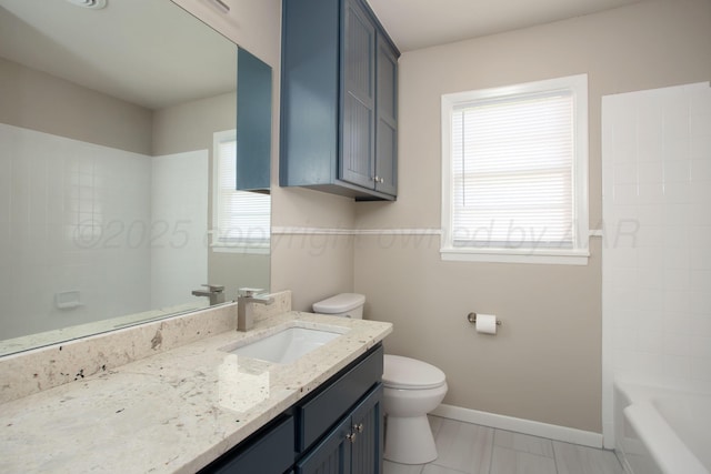 5214 George Ter, Amarillo, TX 79106 - full bathroom featuring toilet and vanity