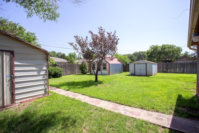 5214 George Ter, Amarillo, TX 79106 - fenced backyard featuring a shed
