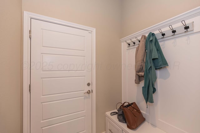 view of mudroom