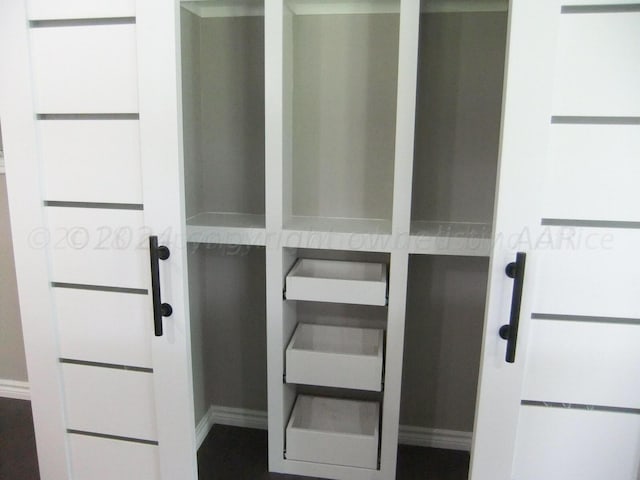 view of closet