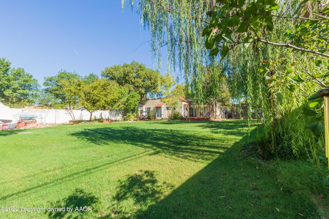 1607 S Harrison St, Amarillo, TX 79102 - view of yard