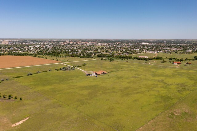 drone / aerial view featuring a rural view