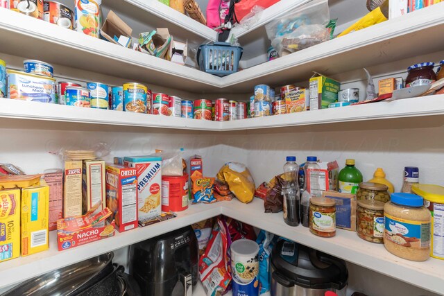 view of pantry