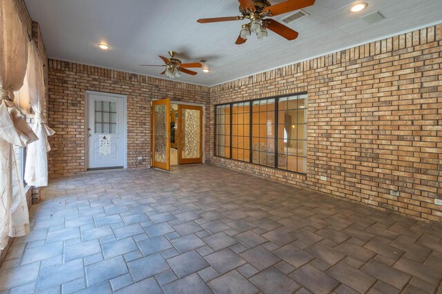 7402 Park Ridge Dr, Amarillo, TX 79119 - view of unfurnished sunroom