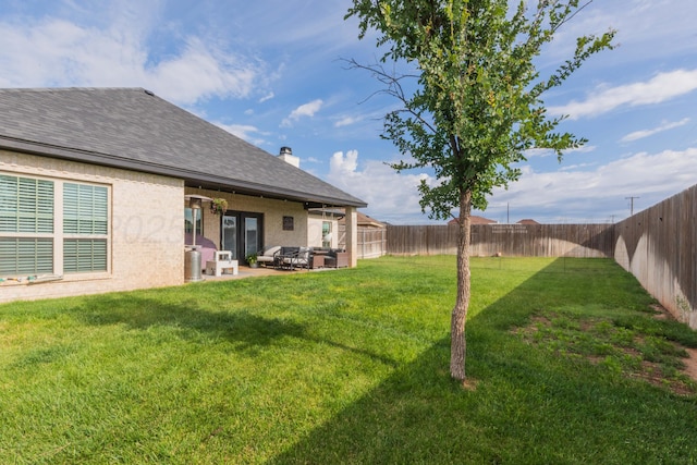 25 Nicci Ln, Canyon, TX 79015 - view of yard featuring a patio