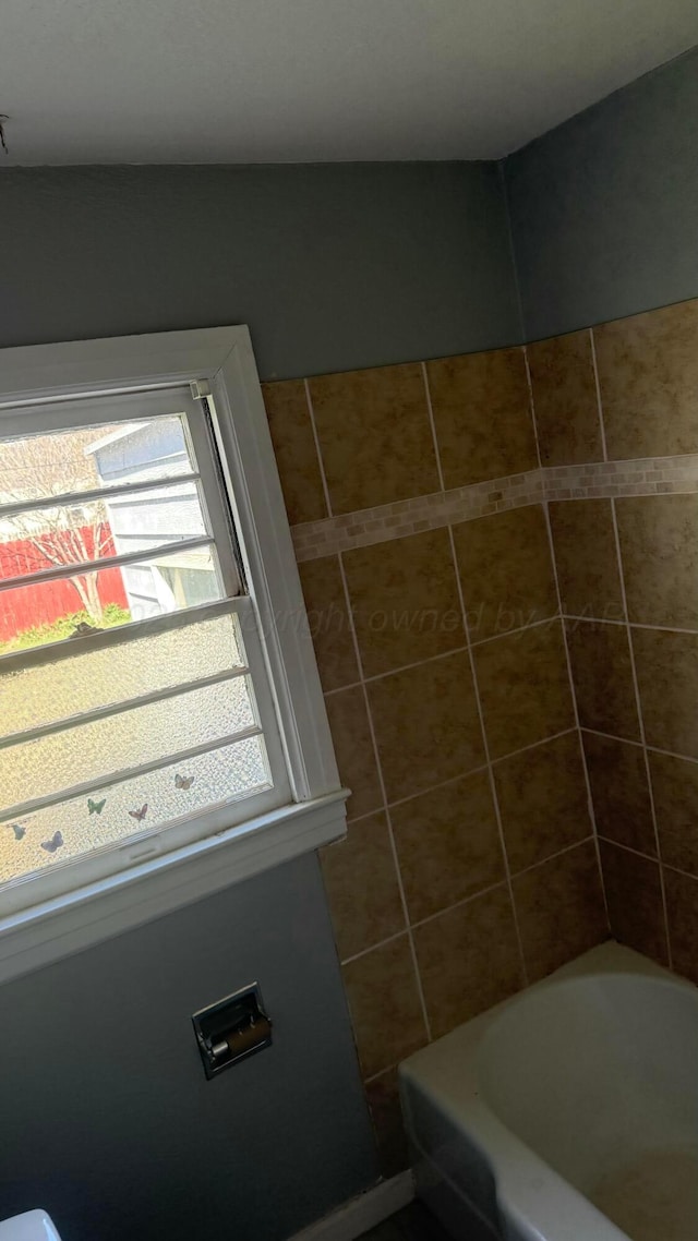 view of full bathroom