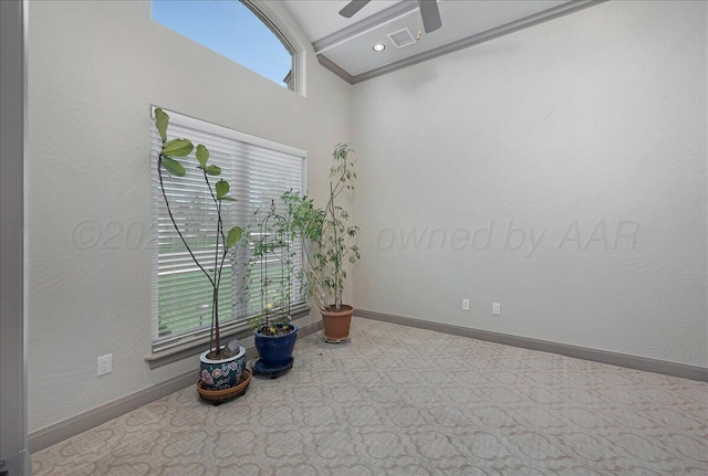 8205 S Liberty Cir, Amarillo, TX 79119 - unfurnished room with a ceiling fan and baseboards