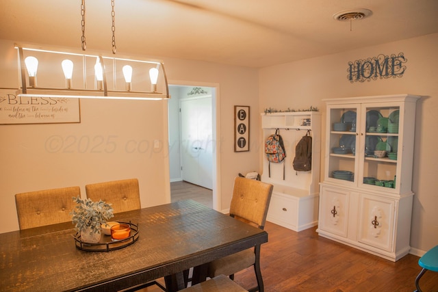 1418 Oak Ave, Panhandle, TX 79068 - dining area with wood finished floors