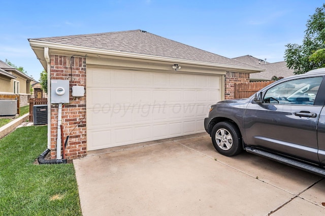 7402 Southbend Dr, Amarillo, TX 79119 - view of property exterior featuring brick siding, a shingled roof, driveway, and a garage