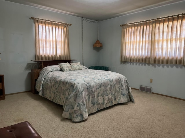 bedroom with carpet flooring