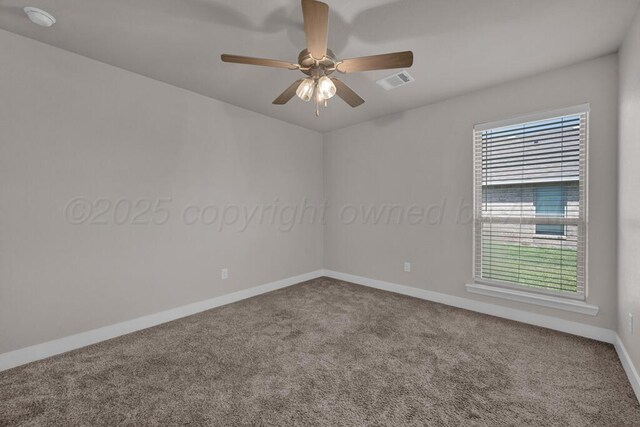 9110 Lexford Dr, Amarillo, TX 79119 - unfurnished room featuring carpet and ceiling fan