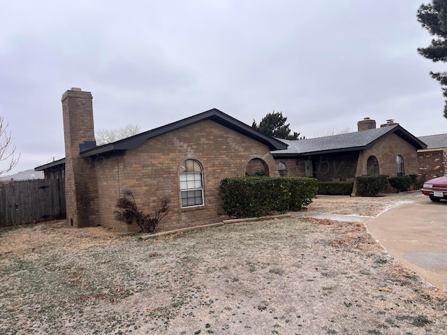 view of front of home